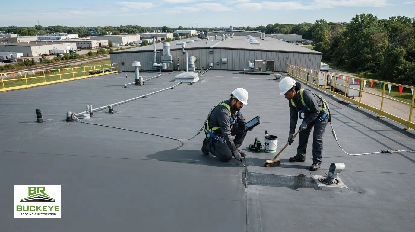 How Contractors Prepare a Commercial Roof for a Restoration Coating