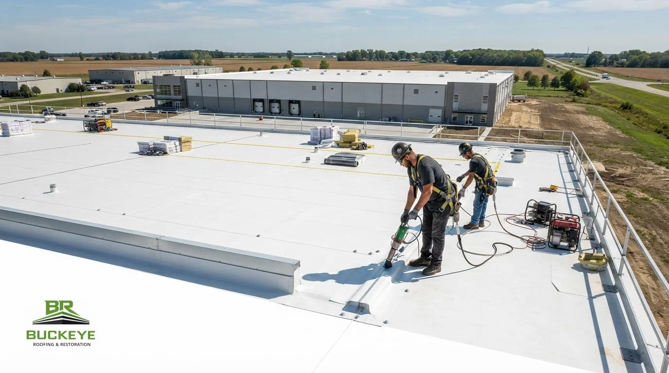 TPO Roofing Installation for Findlay, Ohio Warehouses