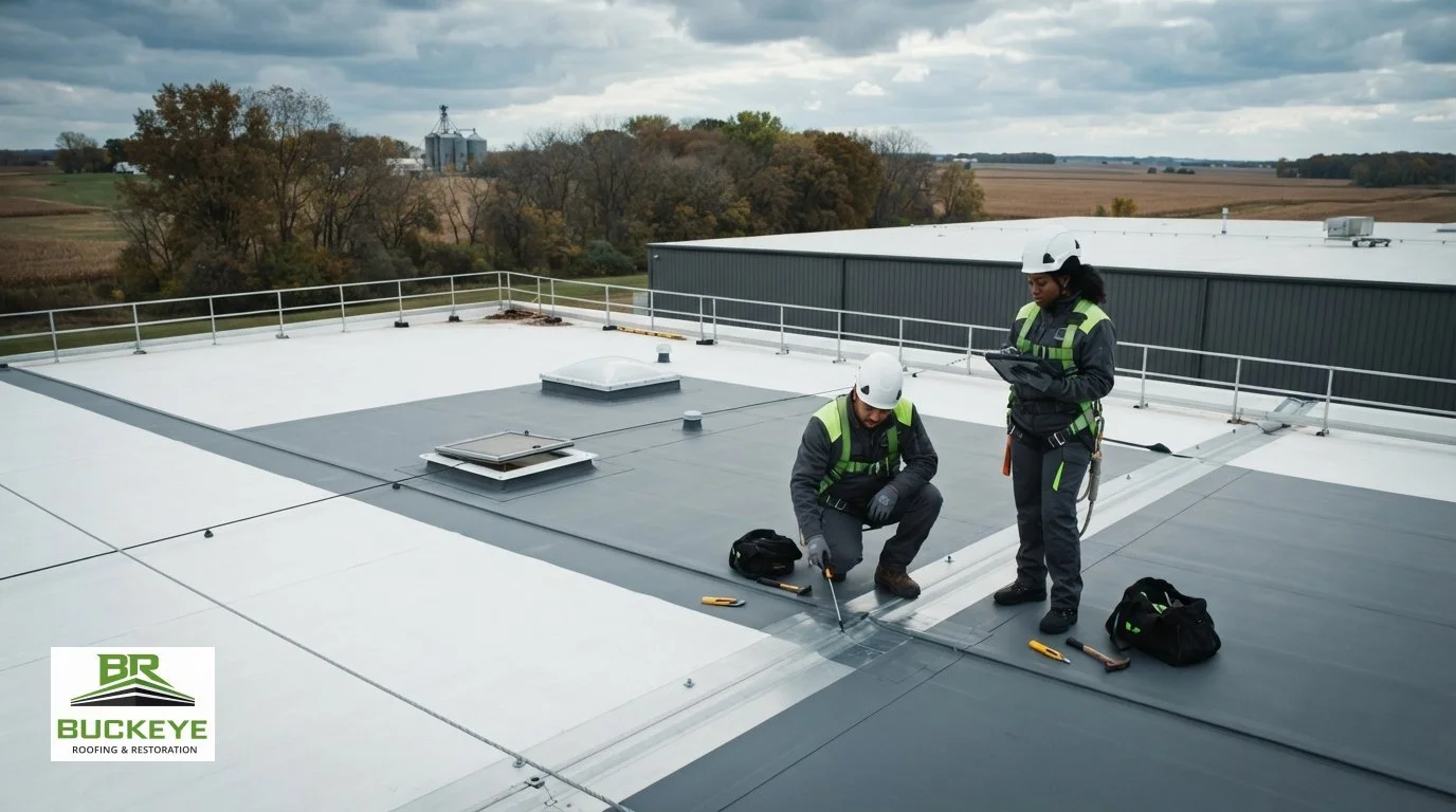 Which Commercial Flat-Roof System Works Best in Ohio’s Climate?