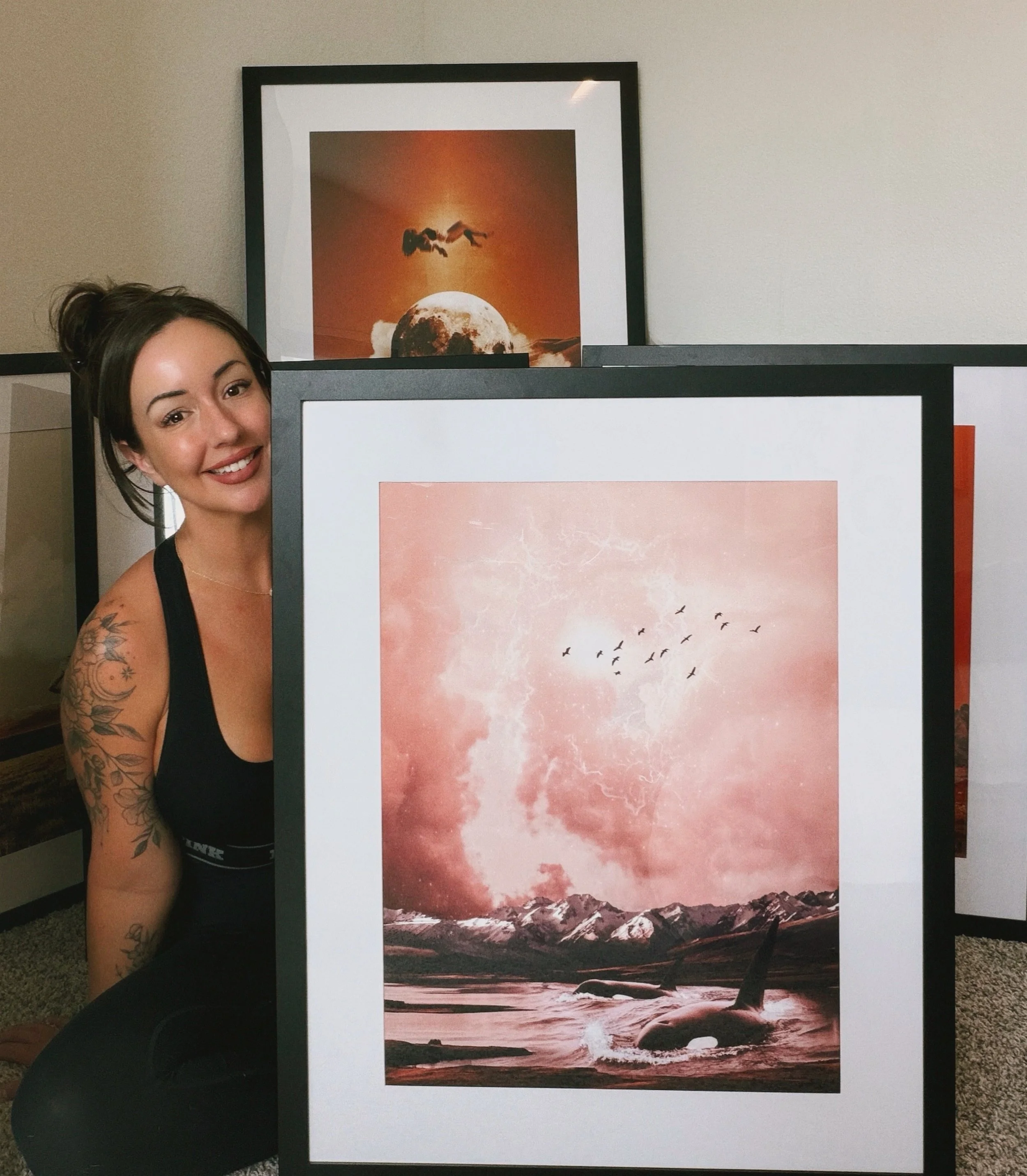 Five of my pieces are going to featured at @the.art.hunger Monochromatic Art Show from June 5-27th in Downtown Redding. Come support local music, creatives and businesses for First Friday this Friday from 5pm-8pm.

I&rsquo;m incredibly grateful for t