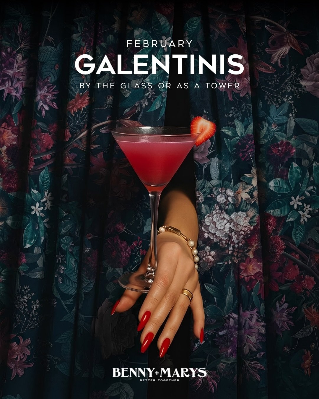 ✨ Galentinis All February at Benny &amp; Mary&rsquo;s Irvine ✨

Our Galentini cocktails were the hit of every Galentine dinner party and we&rsquo;re keeping the love going all month long.

Enjoy our exclusive Galentine cocktail experience featuring:
