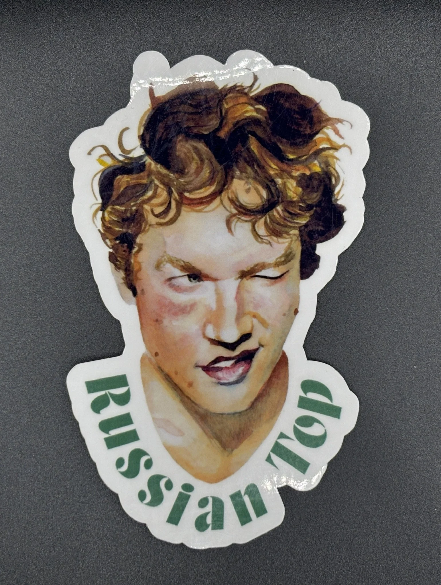 Russian Top Sticker