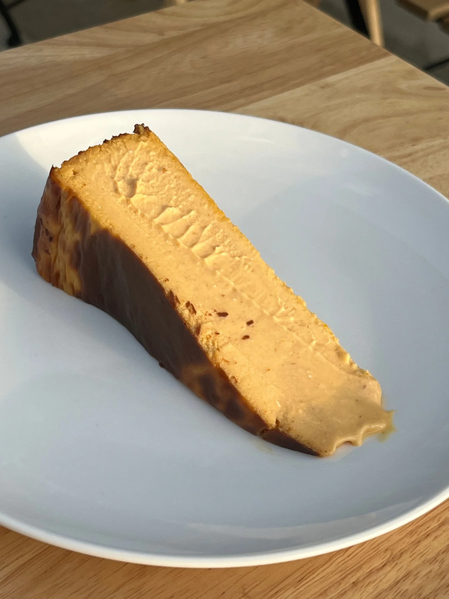 Pumpkin Basque Cheesecake