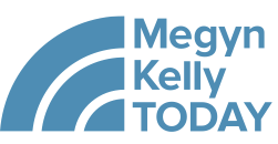 Megyn Kelly TODAY logo with blue rainbow graphic