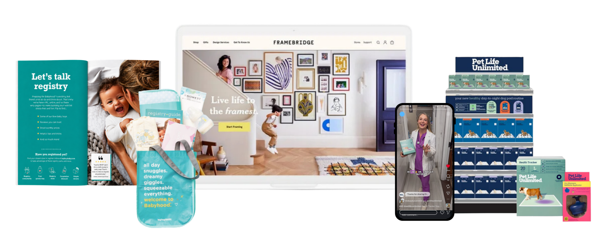 Retail marketing brand strategy projects led by Taryn Mohrman, expert content strategist and integrated marketer