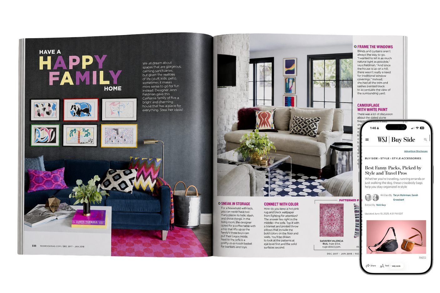 Taryn Mohrman editorial portfolio work, magazine expertise