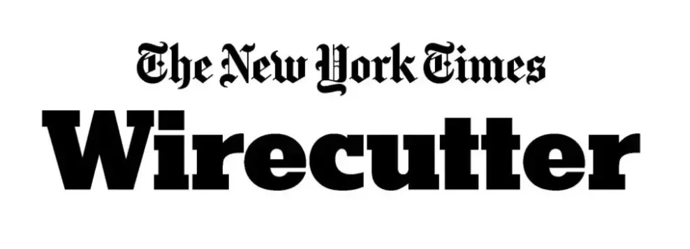 The New York Times headline reads 'Wirecutter' with the newspaper's logo at the top.