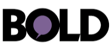 Bold text with a purple speech bubble inside the letter 'O'