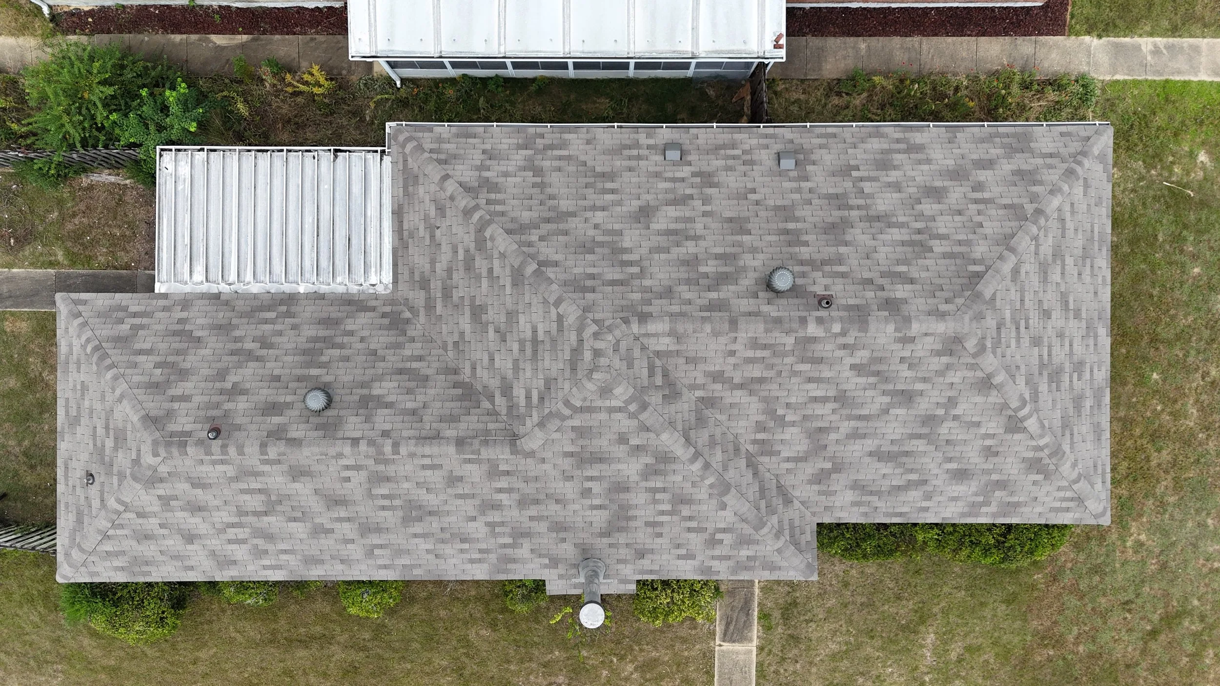 Revolution Roofing asphalt shingled roof in Montgomery