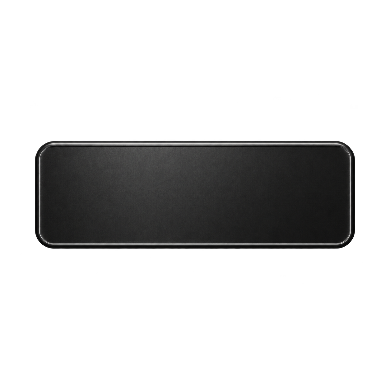 Matt black metal finish sample