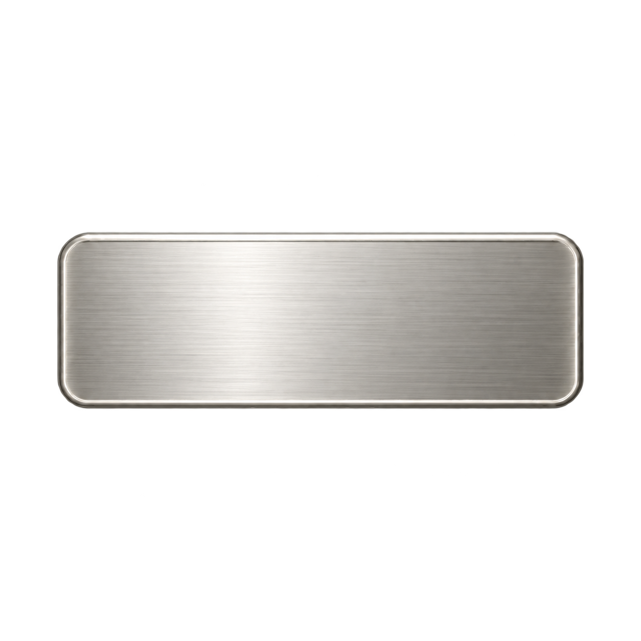 Polished nickel metal finish sample