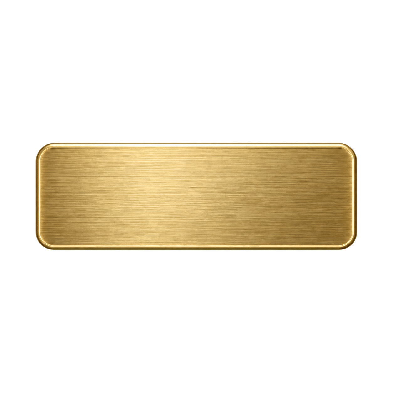 Brushed brass metal finish sample