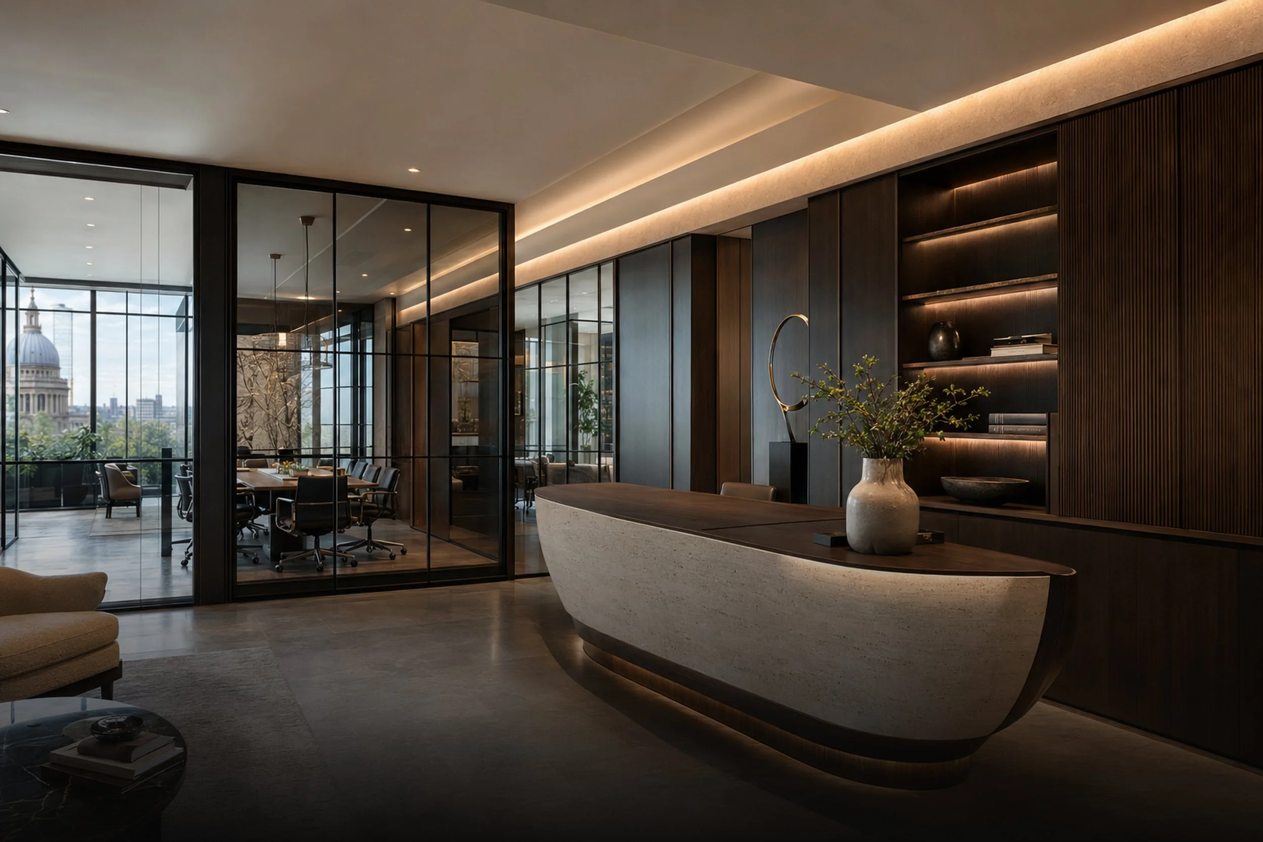 Design-led interiors for workplace, hospitality and commercial environments.