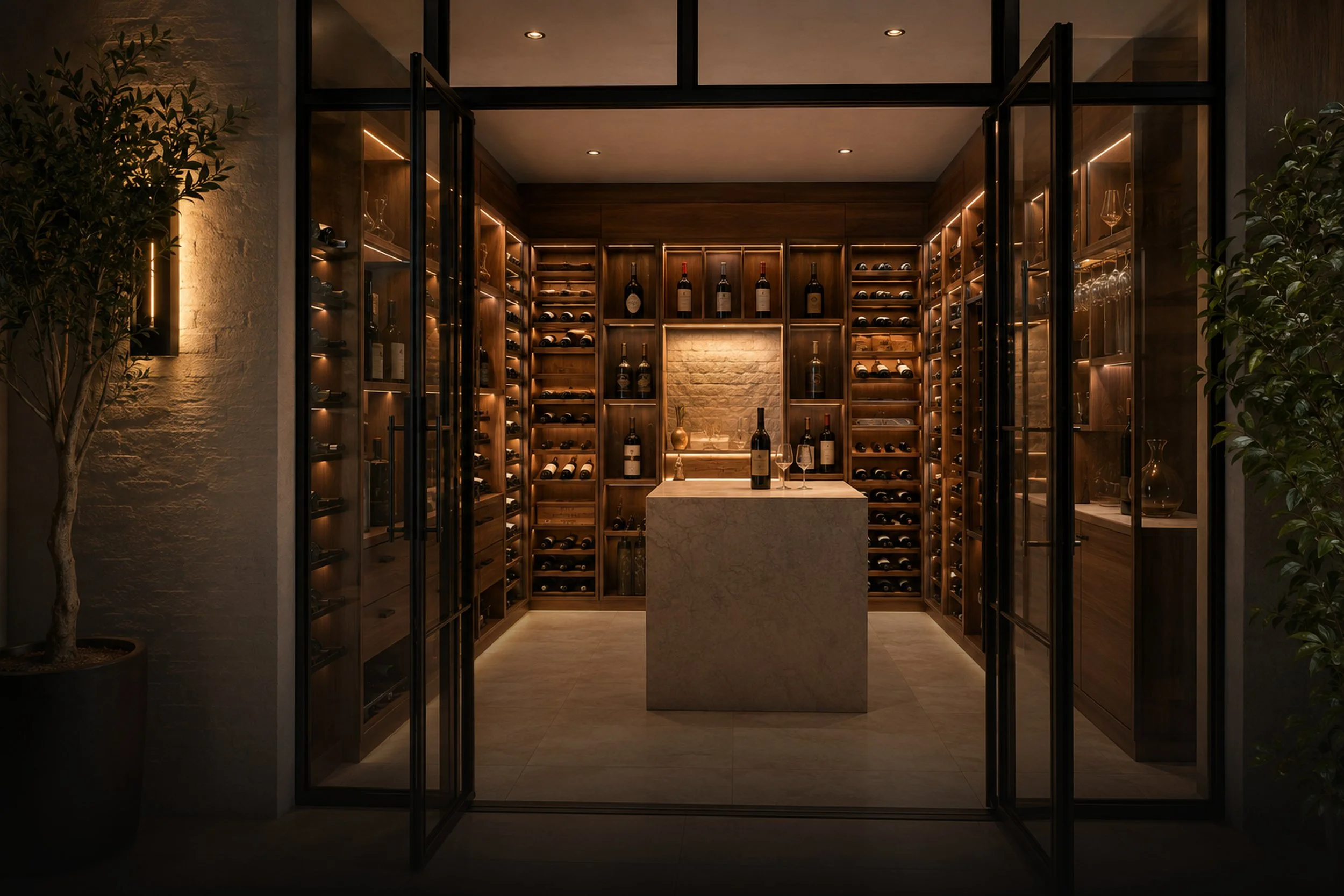 Bespoke rooms and cabinetry designed to store and display your collection.