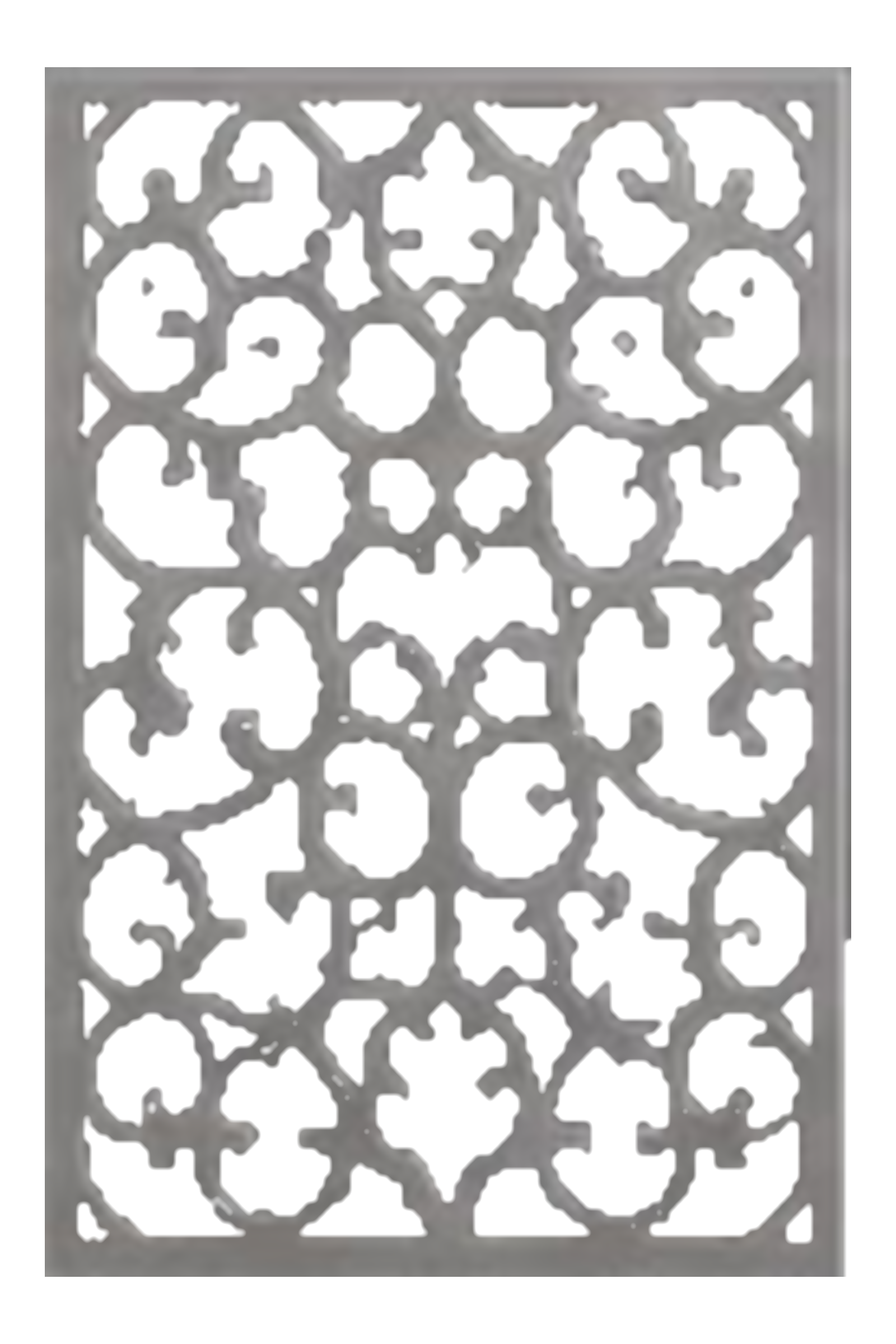 Arabesque decorative metal screen