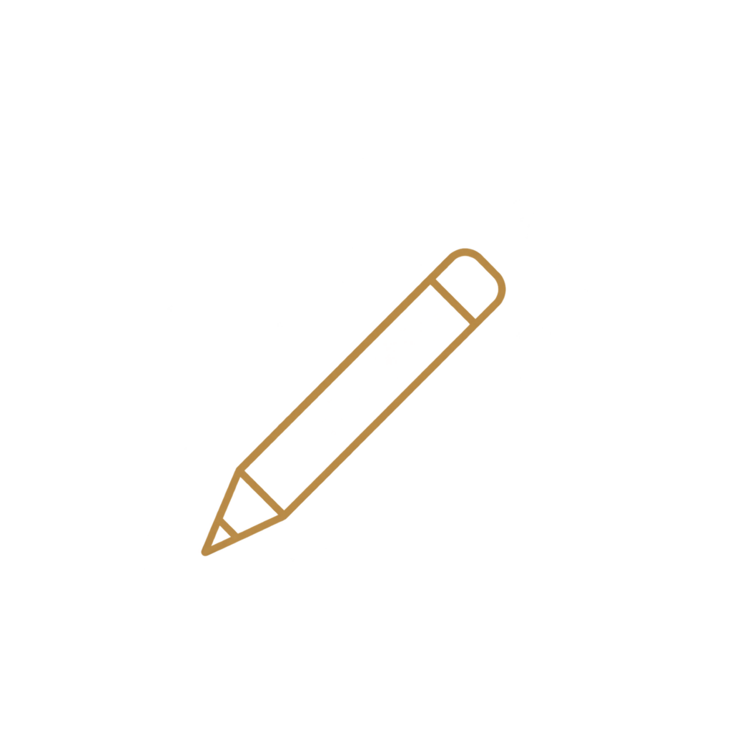 Illustration of a yellow and brown pencil with red lead, positioned diagonally on a transparent background.