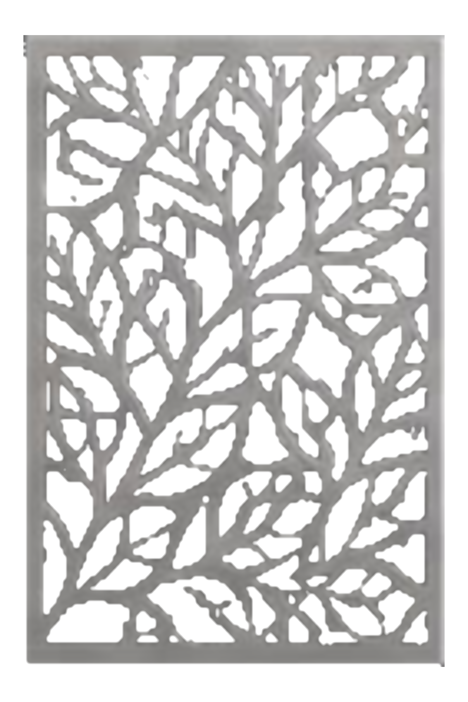Leaves-pattern decorative metal screen