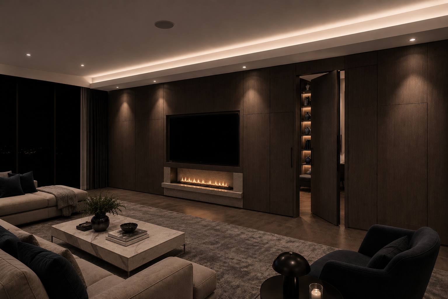 Modern luxury living room