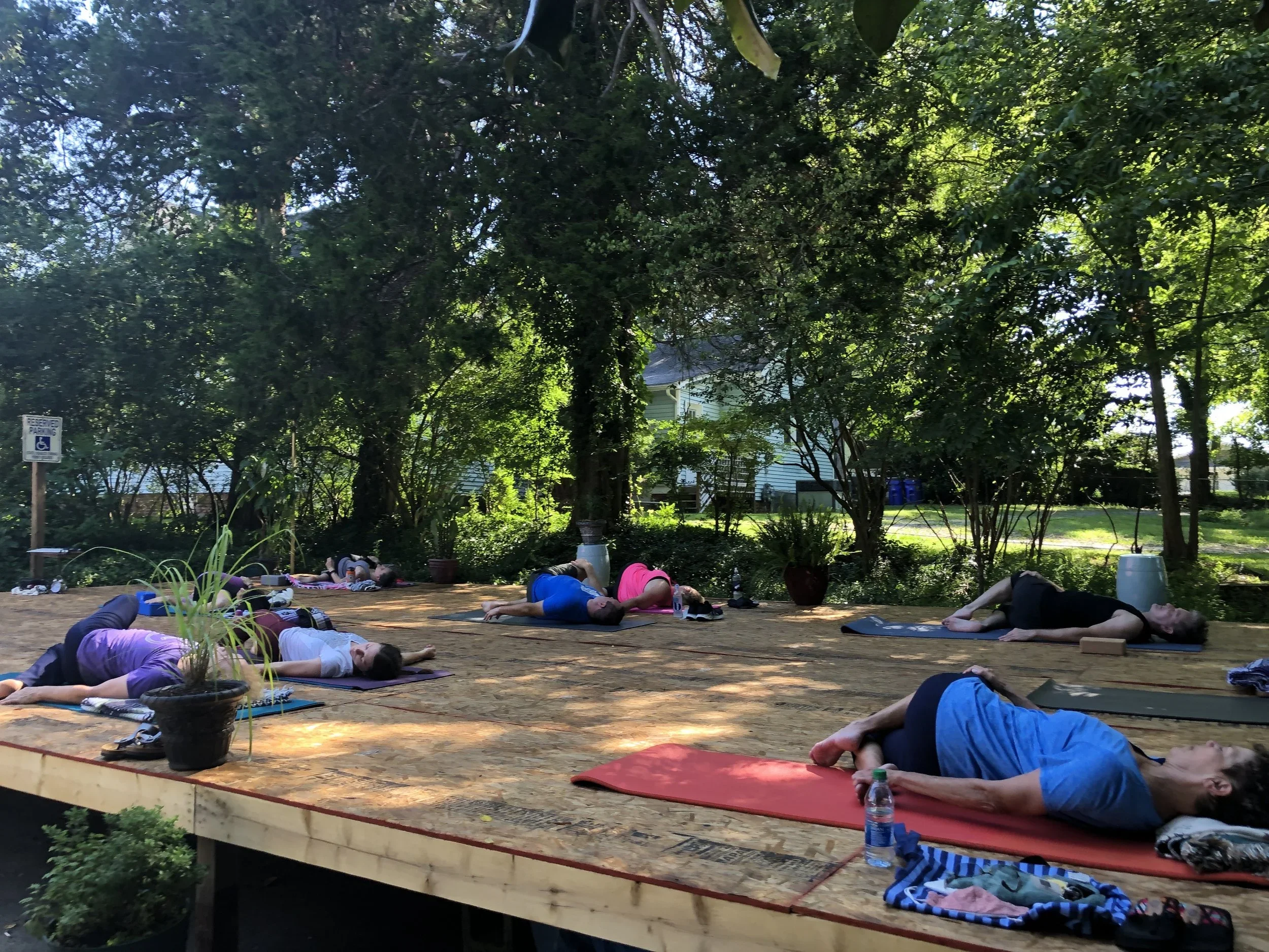 All-natural Hot Yoga at Hops + Roots by Lexie Wolf