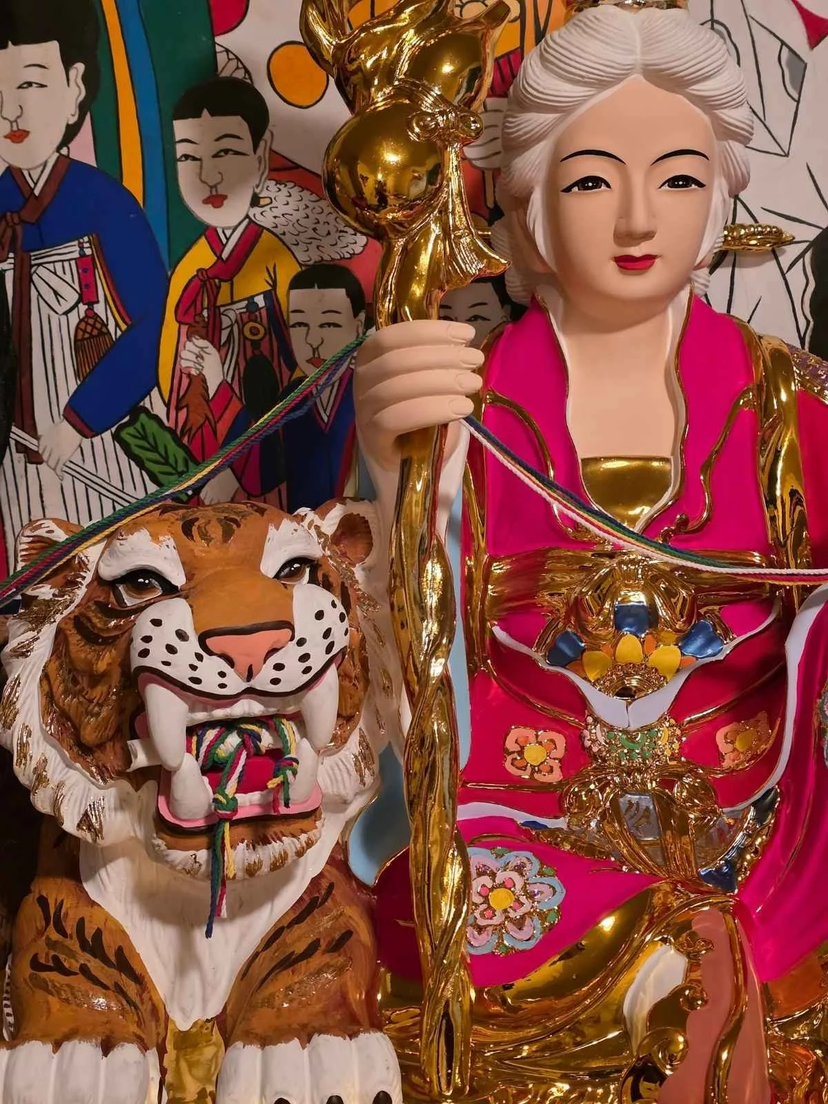 Tiger Guardian and Sacred Figure