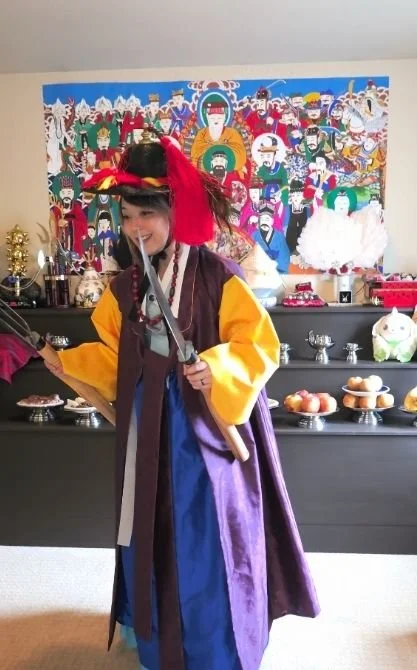 Contact Firelight Lotus to connect with The Mudang, Mudang Mi for spiritual consultations, Korean ceremonies, and educational guidance in Washington.