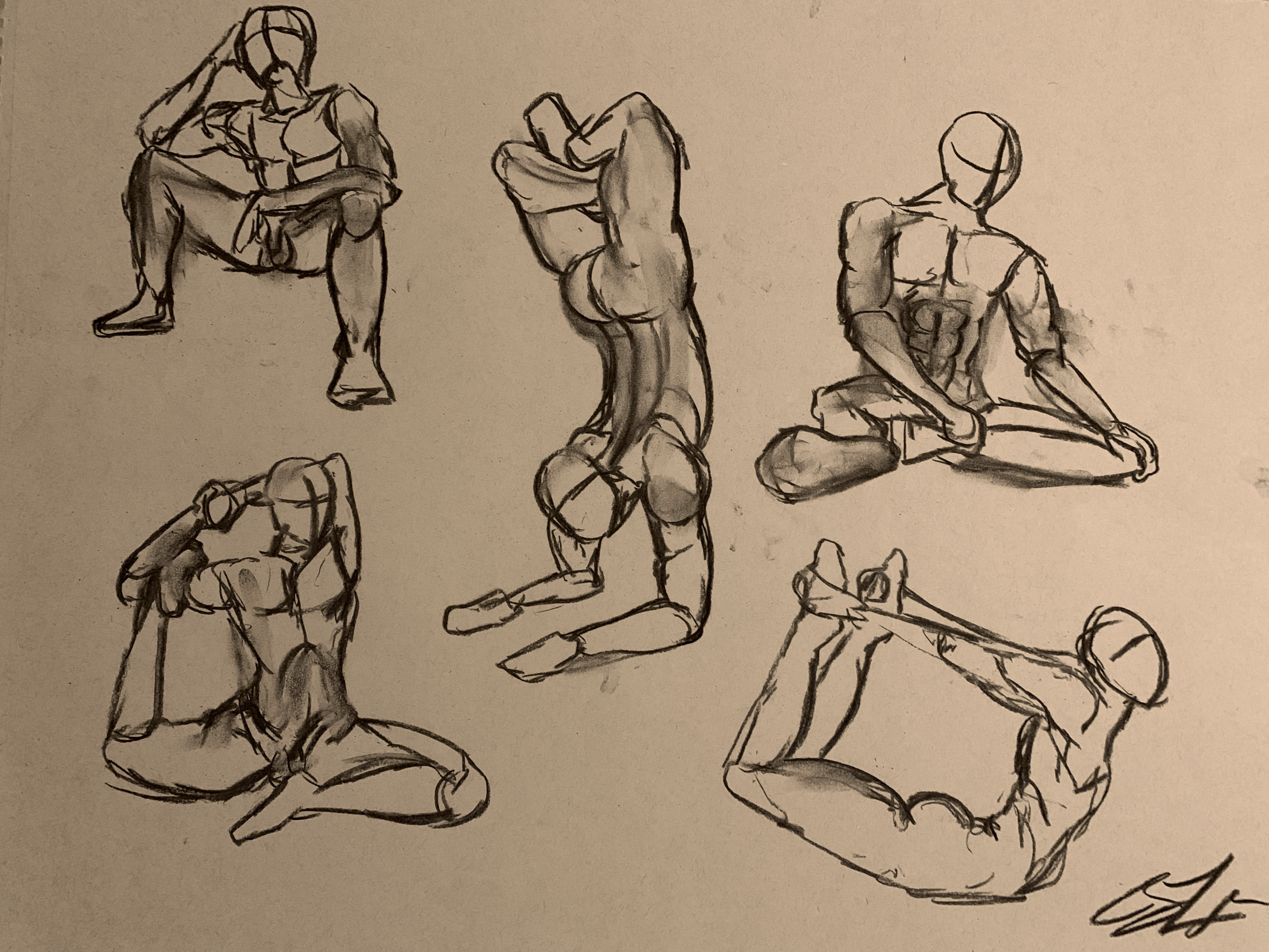 Another Man Stretching