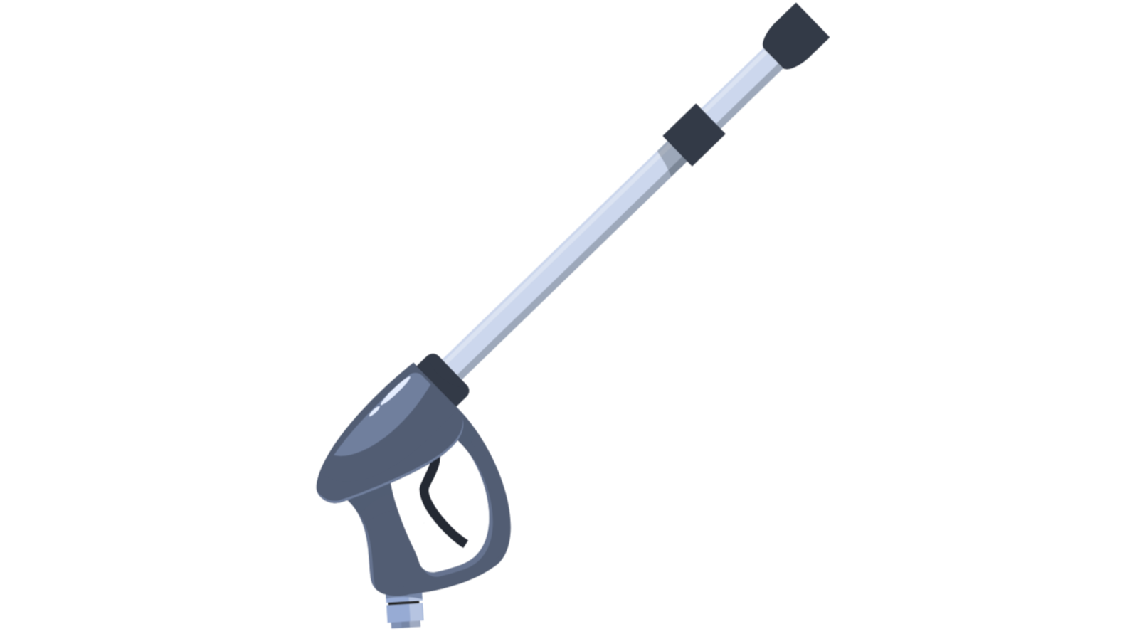 A pressure wash wand