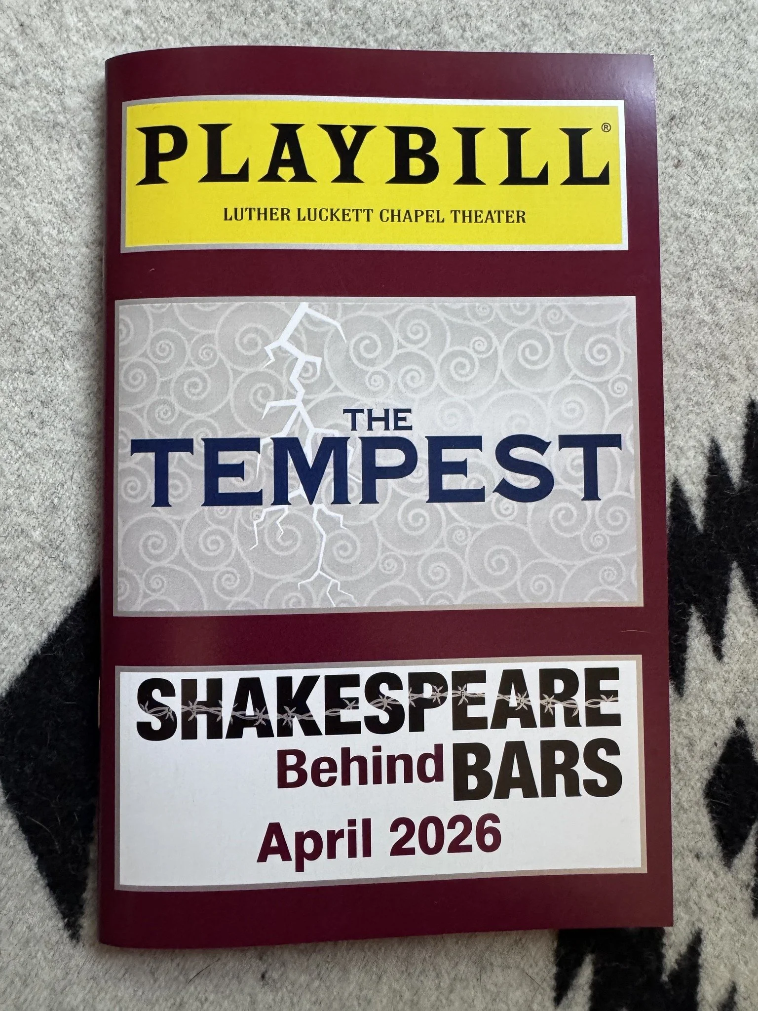 Shakespeare Behind Bars- April