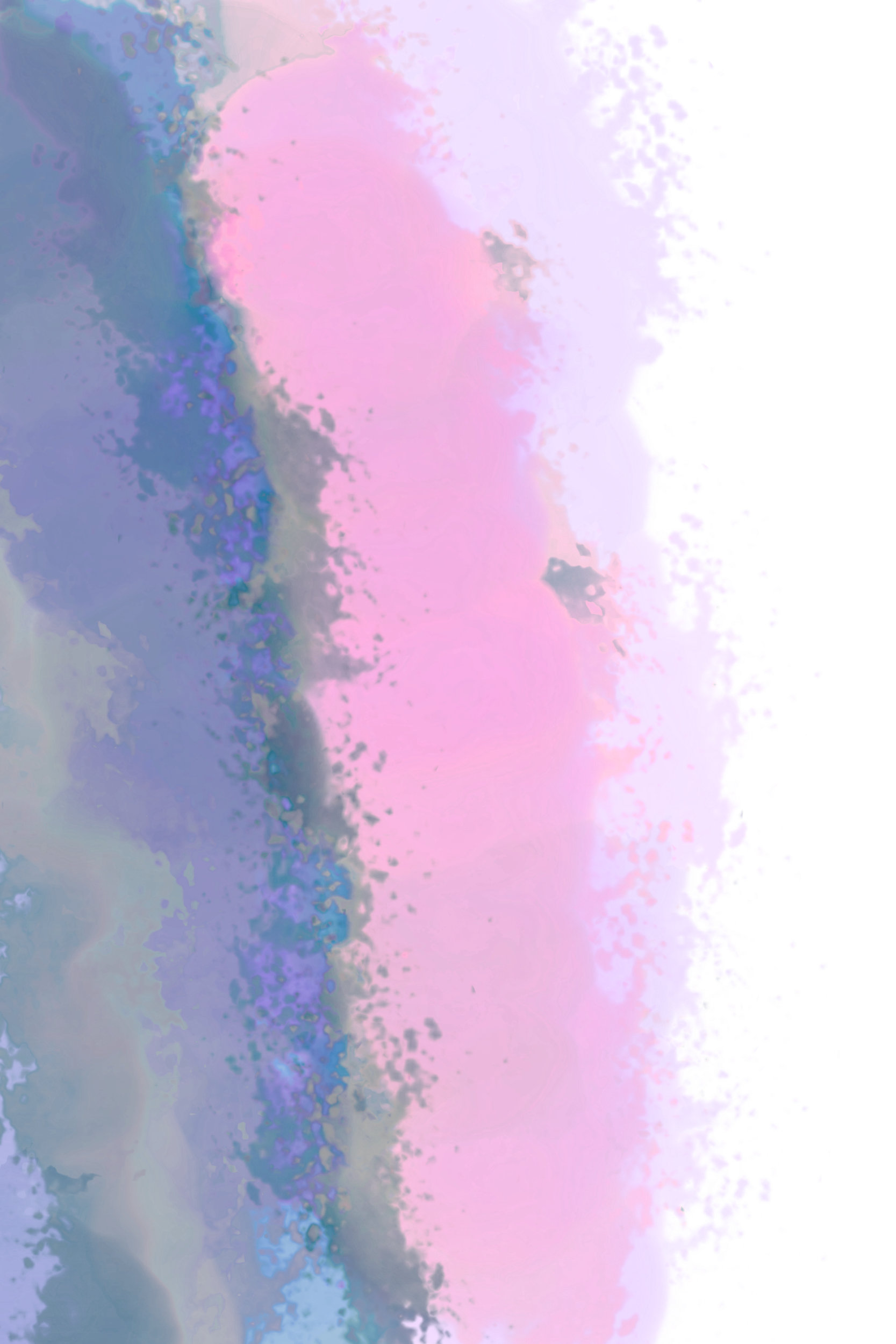 Abstract watercolor background with shades of pink, purple, blue, and white.