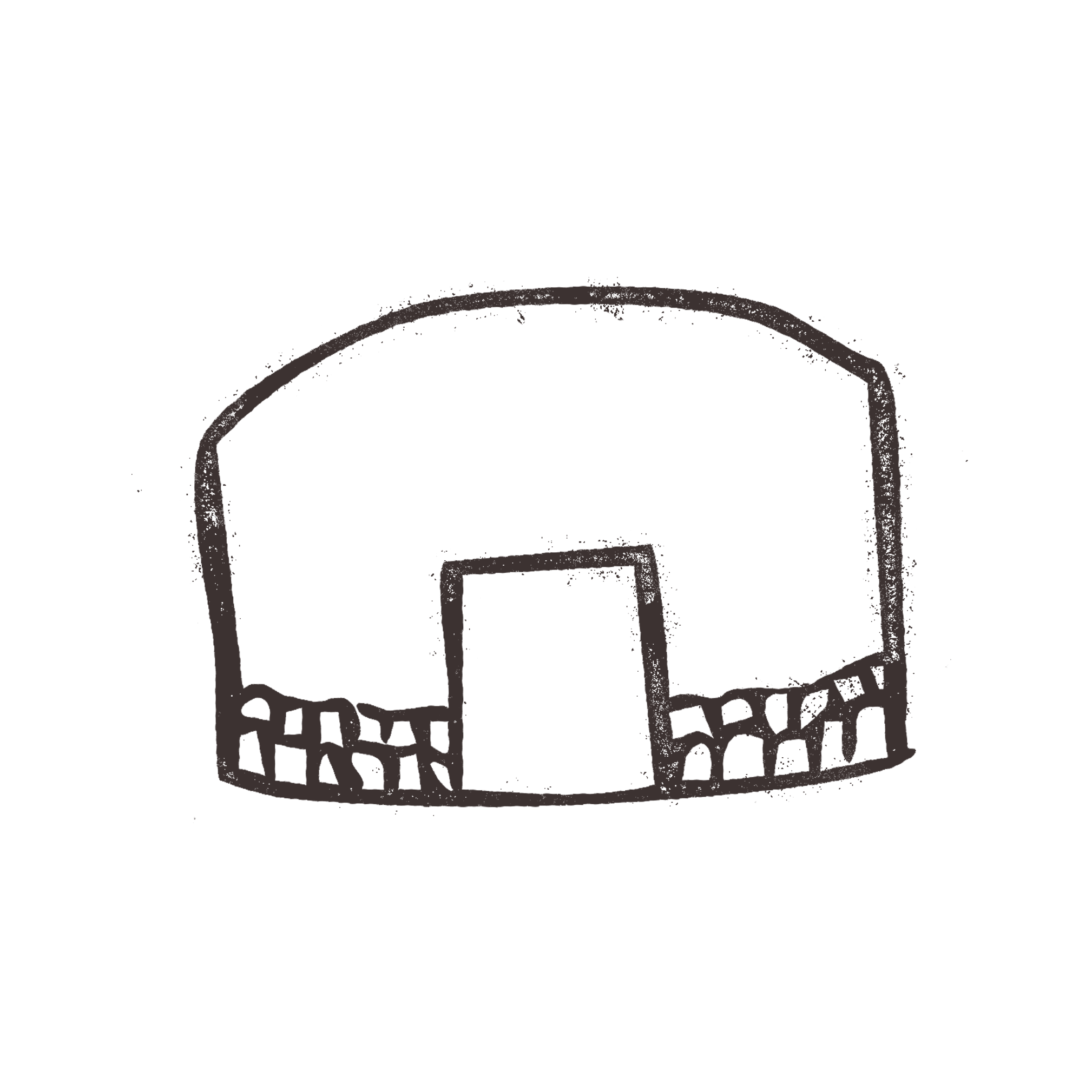 Black background with gray intertwined lines forming a stylized globe and the phrase "the world is yours" at the bottom.