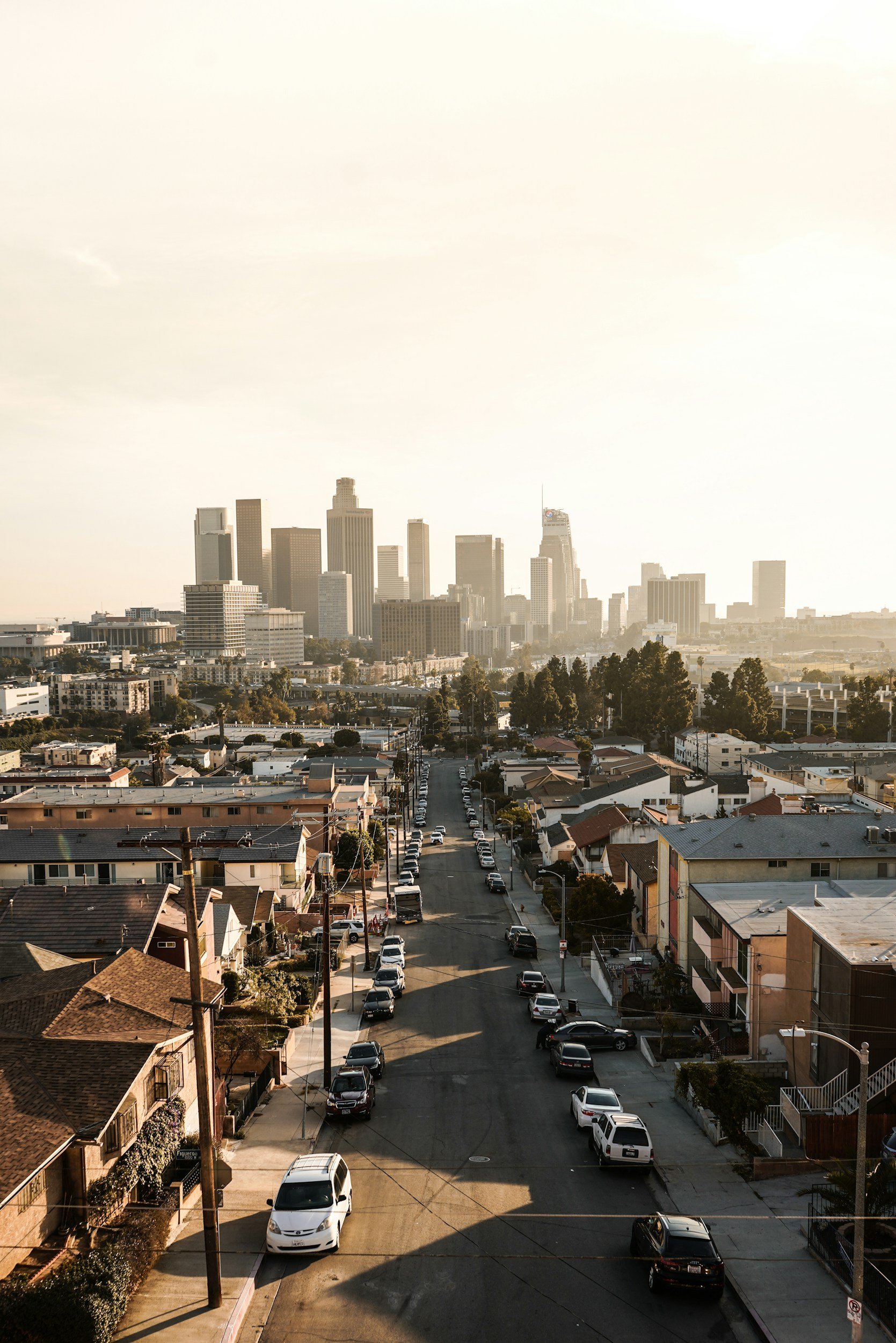 Image of Koreatown, Los Angeles, emphasizing the scale of workers rights abuses and the expansive network of resources