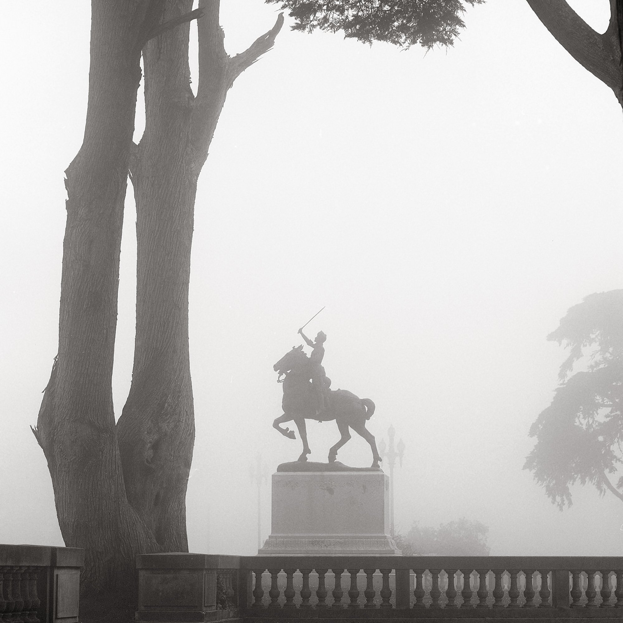 Joan of Arc in Fog
