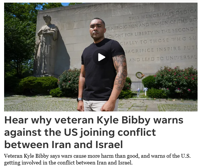 “They're using the same playbook, and it's very frustrating as someone who served.”