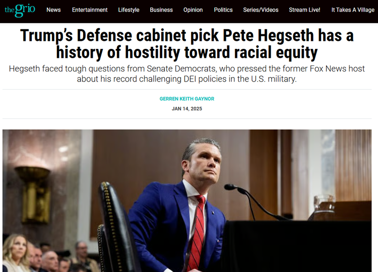“Choosing who will lead the Department of Defense is one of the most critical appointments a President will make. All Americans agree that candidates must possess the necessary competencies from day one, as there is no time for an on-the-job orientat