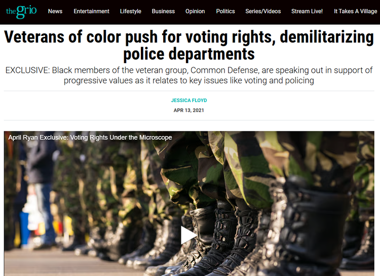 “This is cross-cultural training of skills and equipment has really led now to the police treating the population in a lot of ways as if the population is some sort of potential enemy force rather than their fellow community members,” Bibby said. “Yo