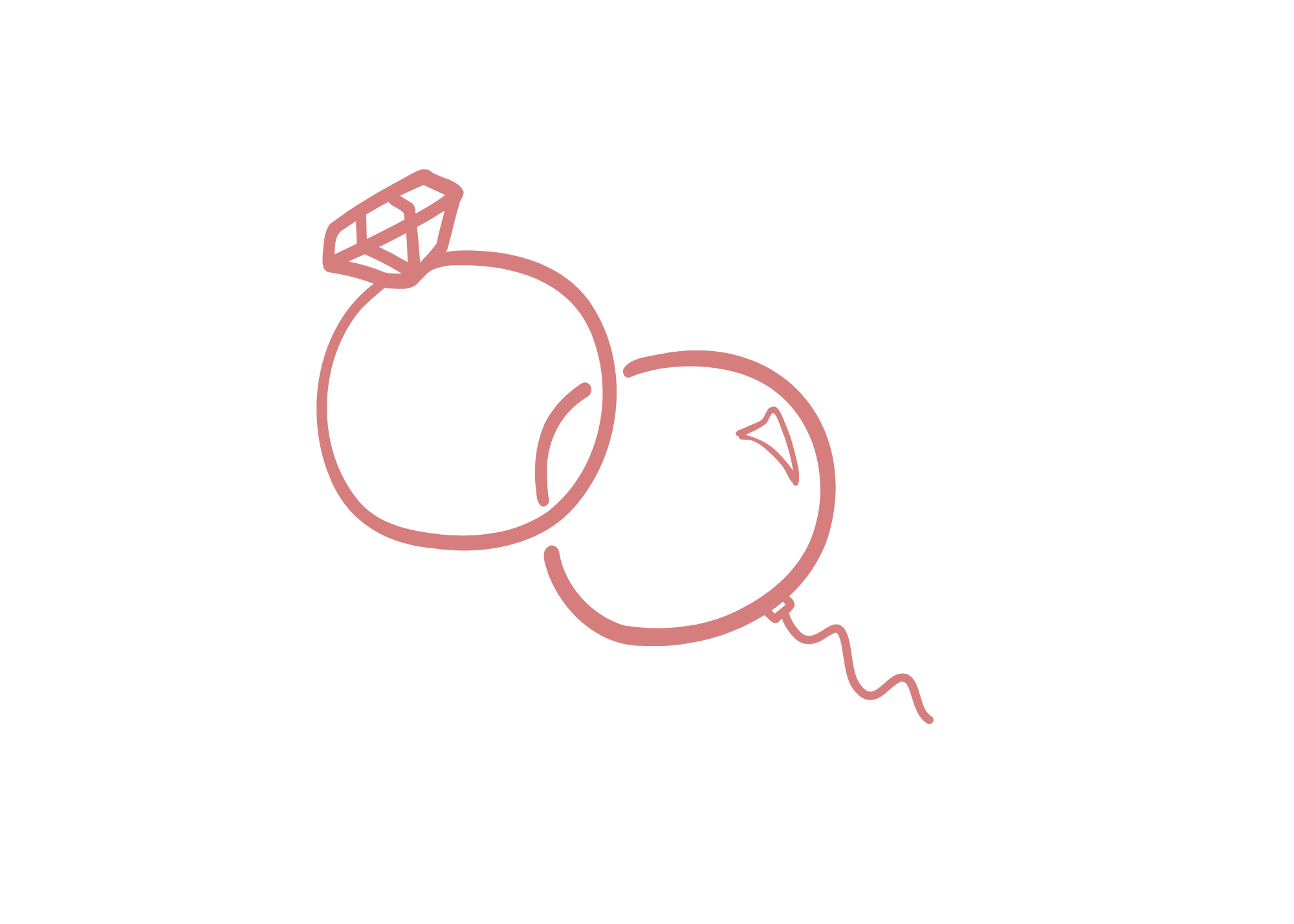 engagement ring and balloon