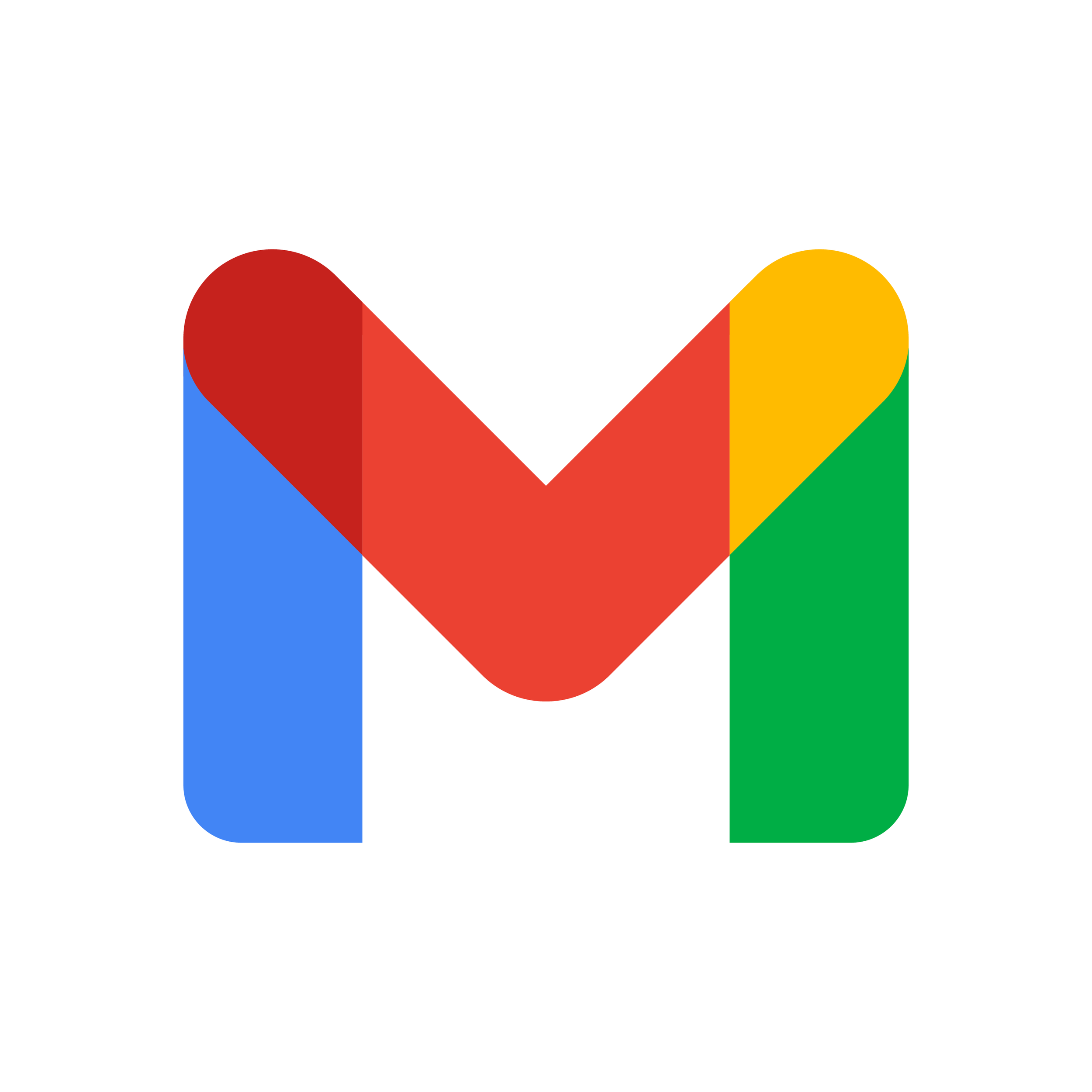 Google logo with a multicolored geometric 'G' on a white background.
