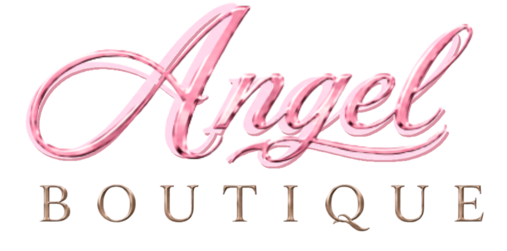 Pink neon cursive sign reading "Trash" with the word "BOUTIQUE" in beige capital letters underneath.