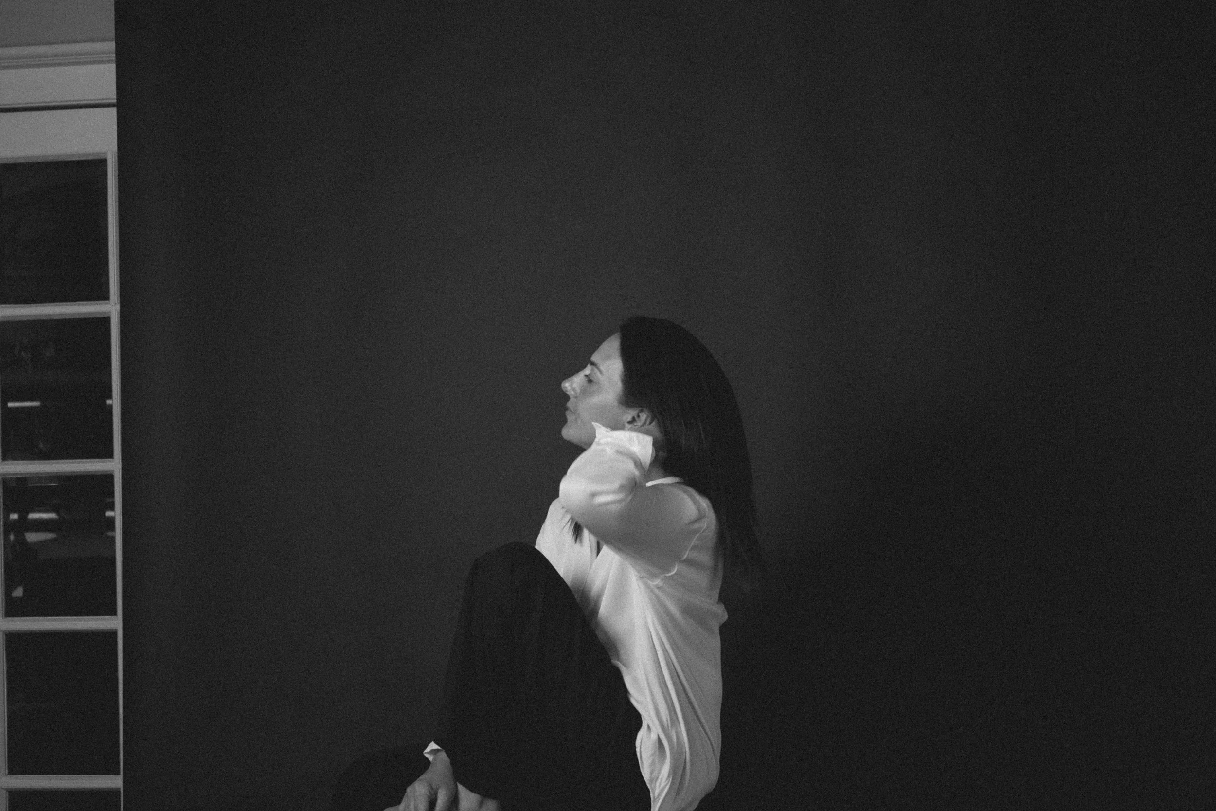 Reflective moment representing clarity, identity shift, and leadership transformation