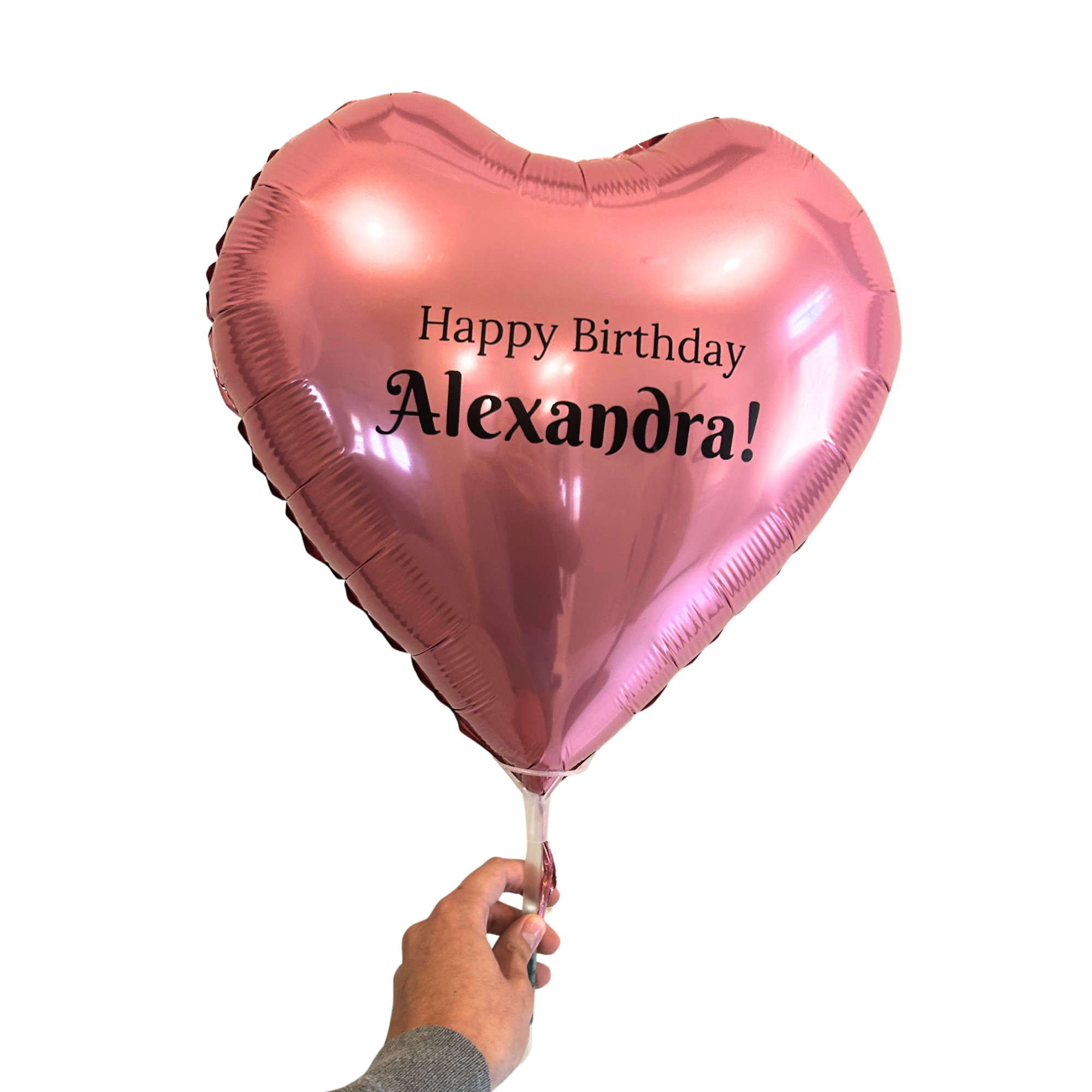 Heart Balloon with Customized Message