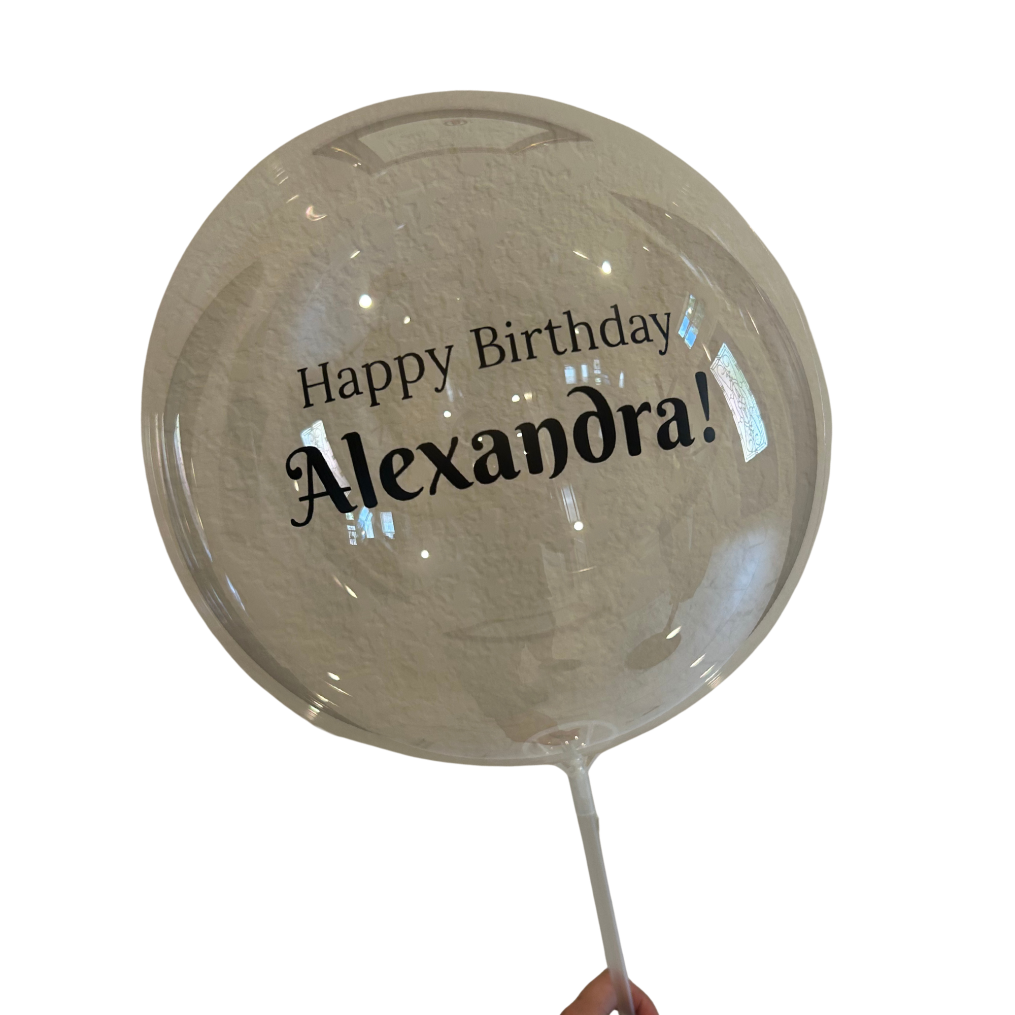 Bubble Balloon with Customized Message