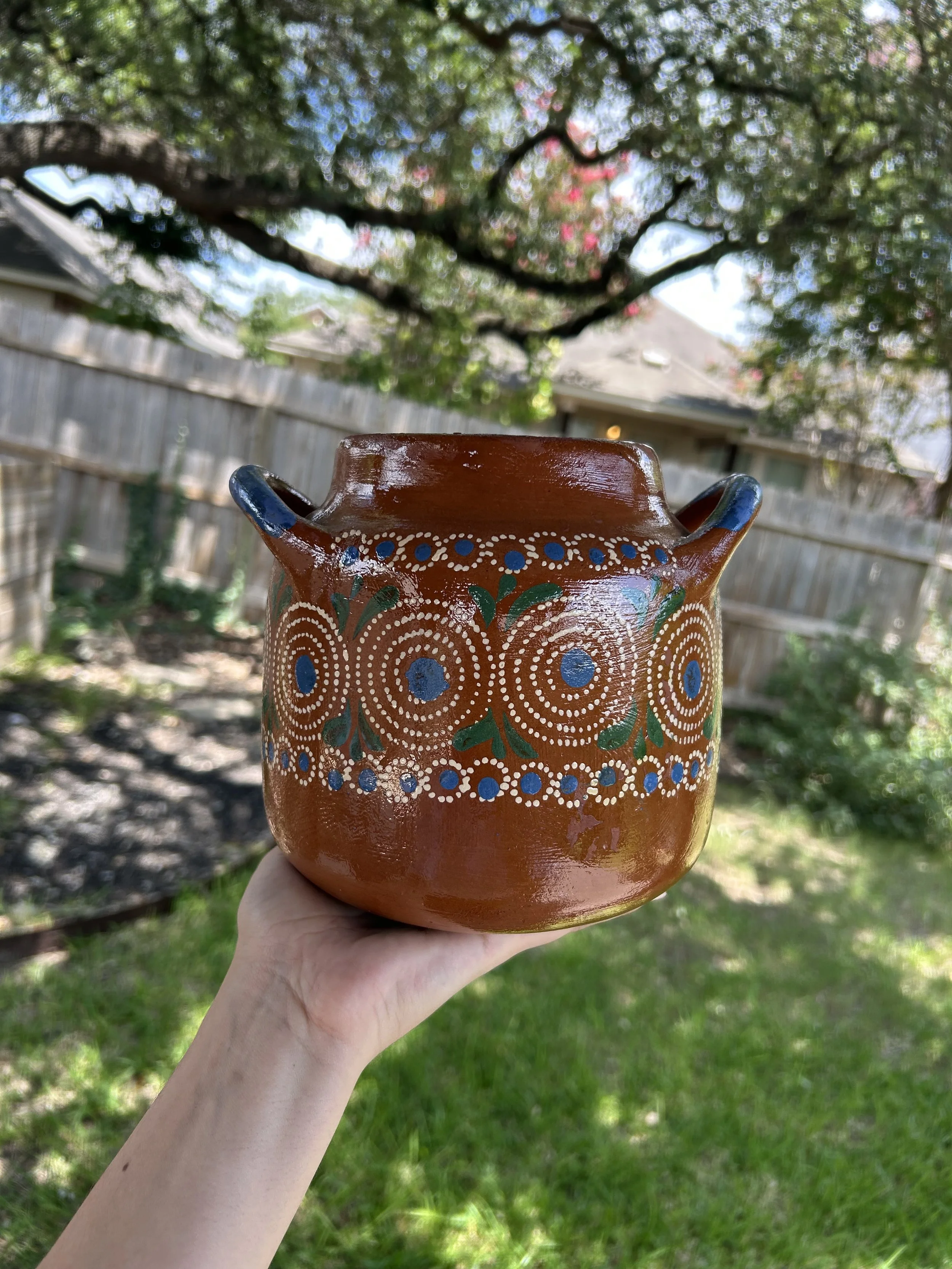 Mexican Jarrito Clay Vessel