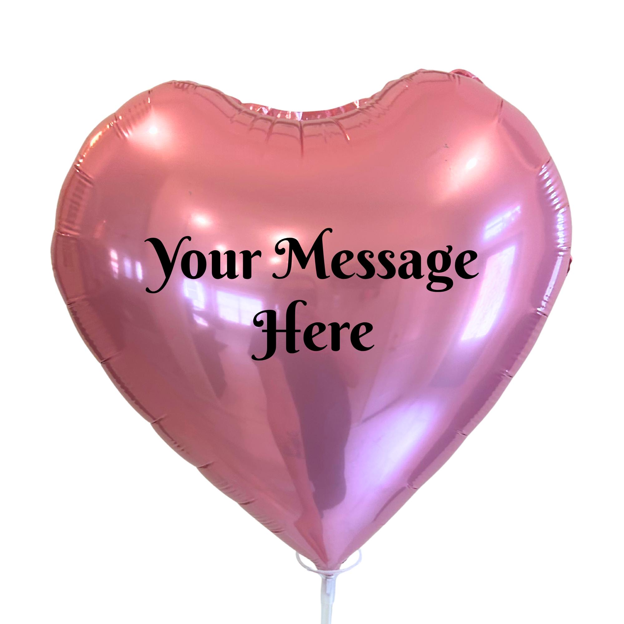Heart Balloon with Customized Message