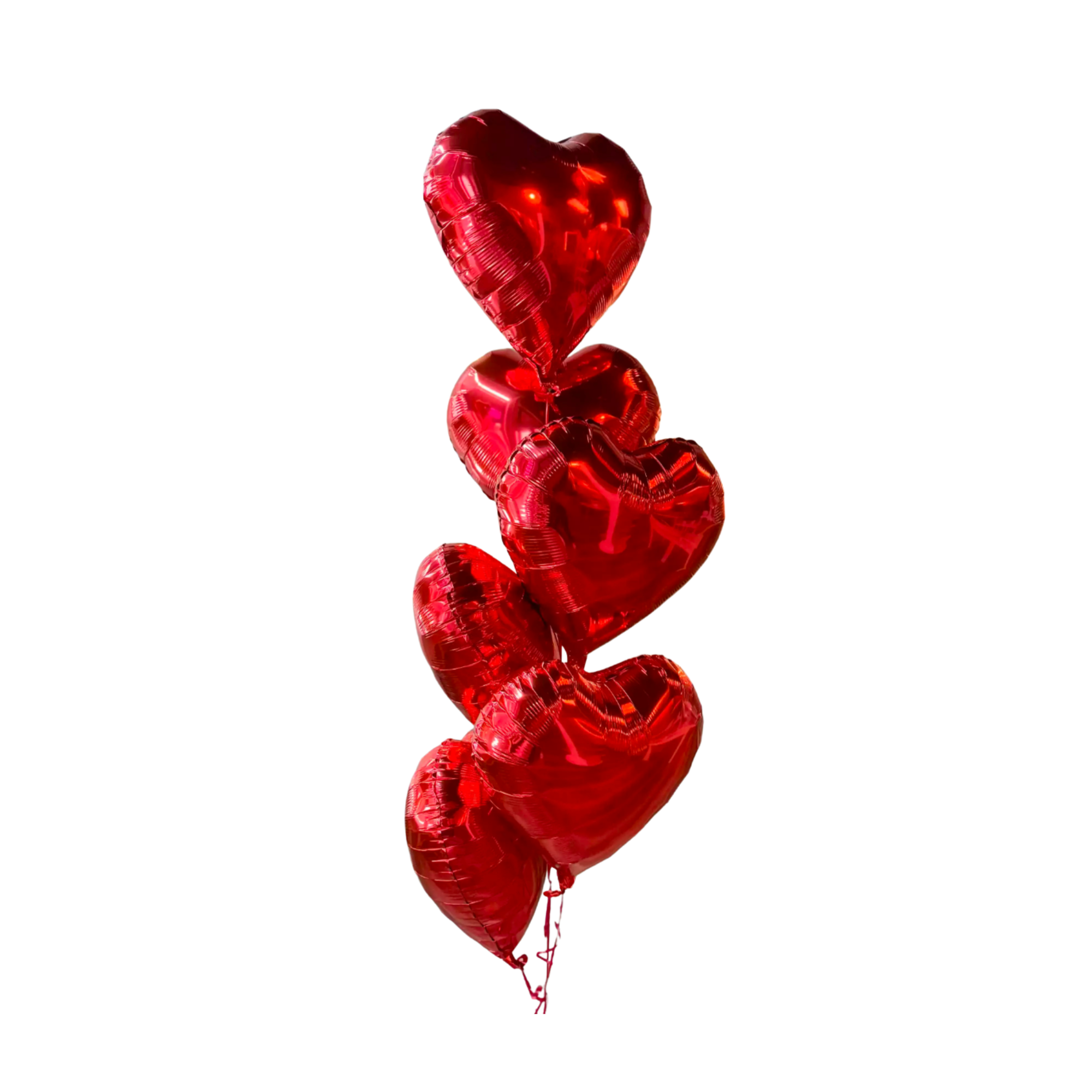 Heart helium balloons