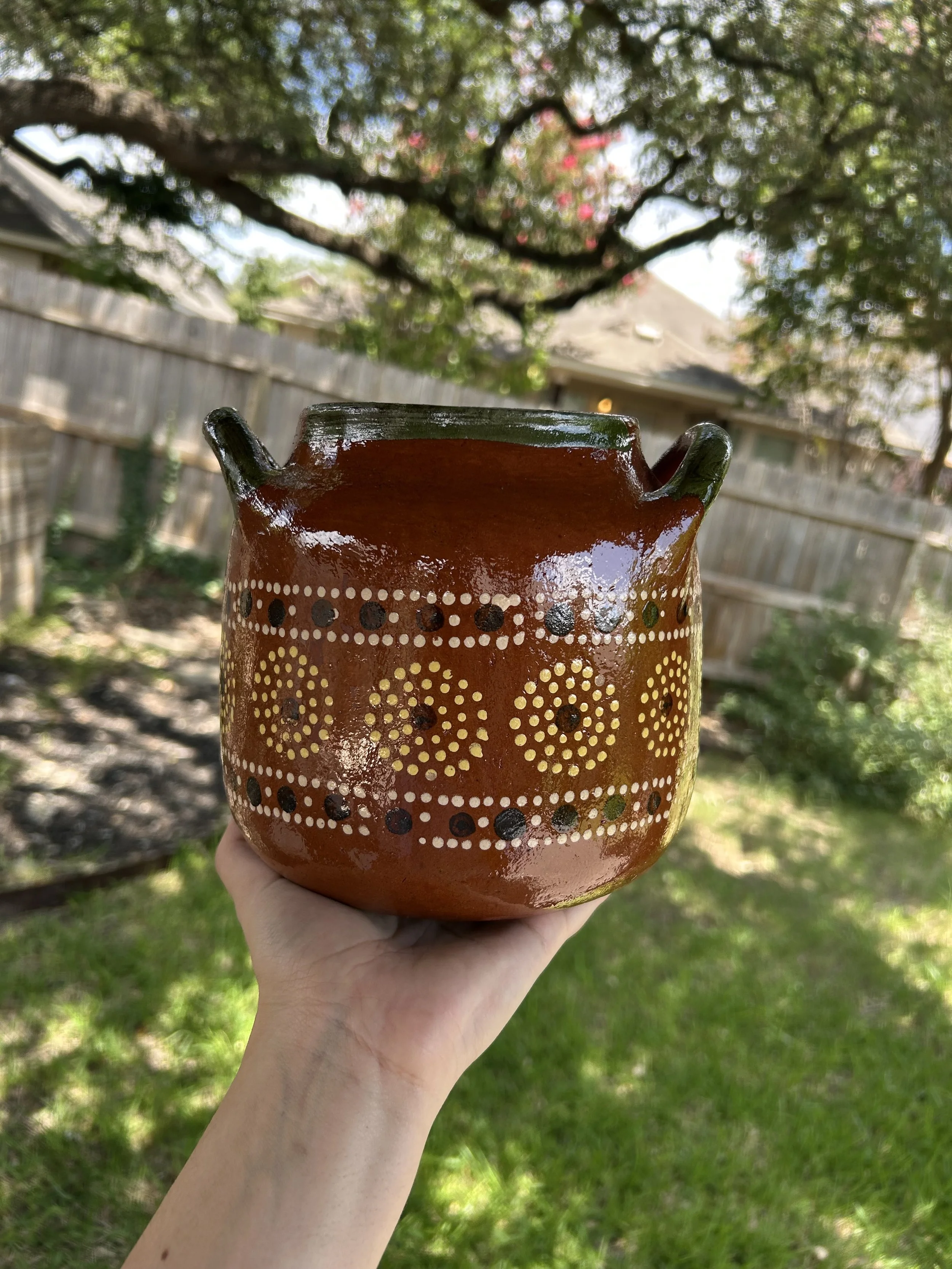 Mexican Jarrito Clay Vessel