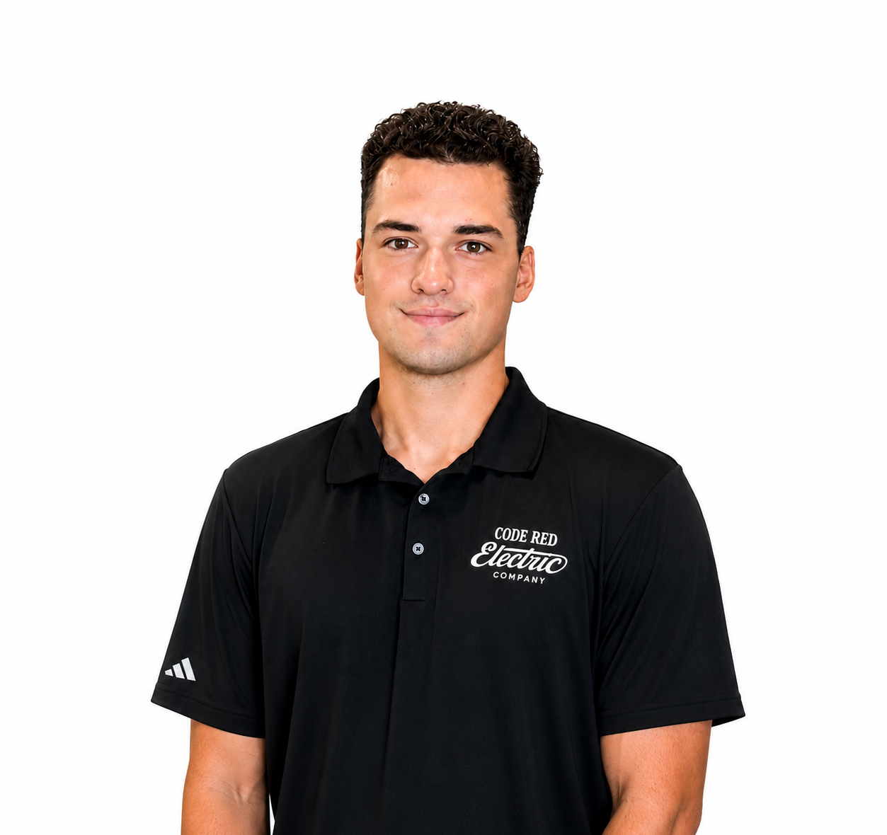 Blayne Schmidt as apprentice electrician for Code Red Electric Company.