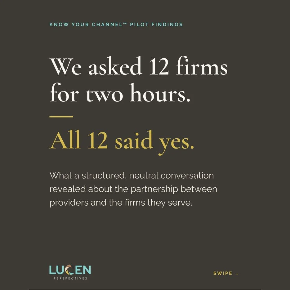 12 Firms. 2 Hours. What We Learned.