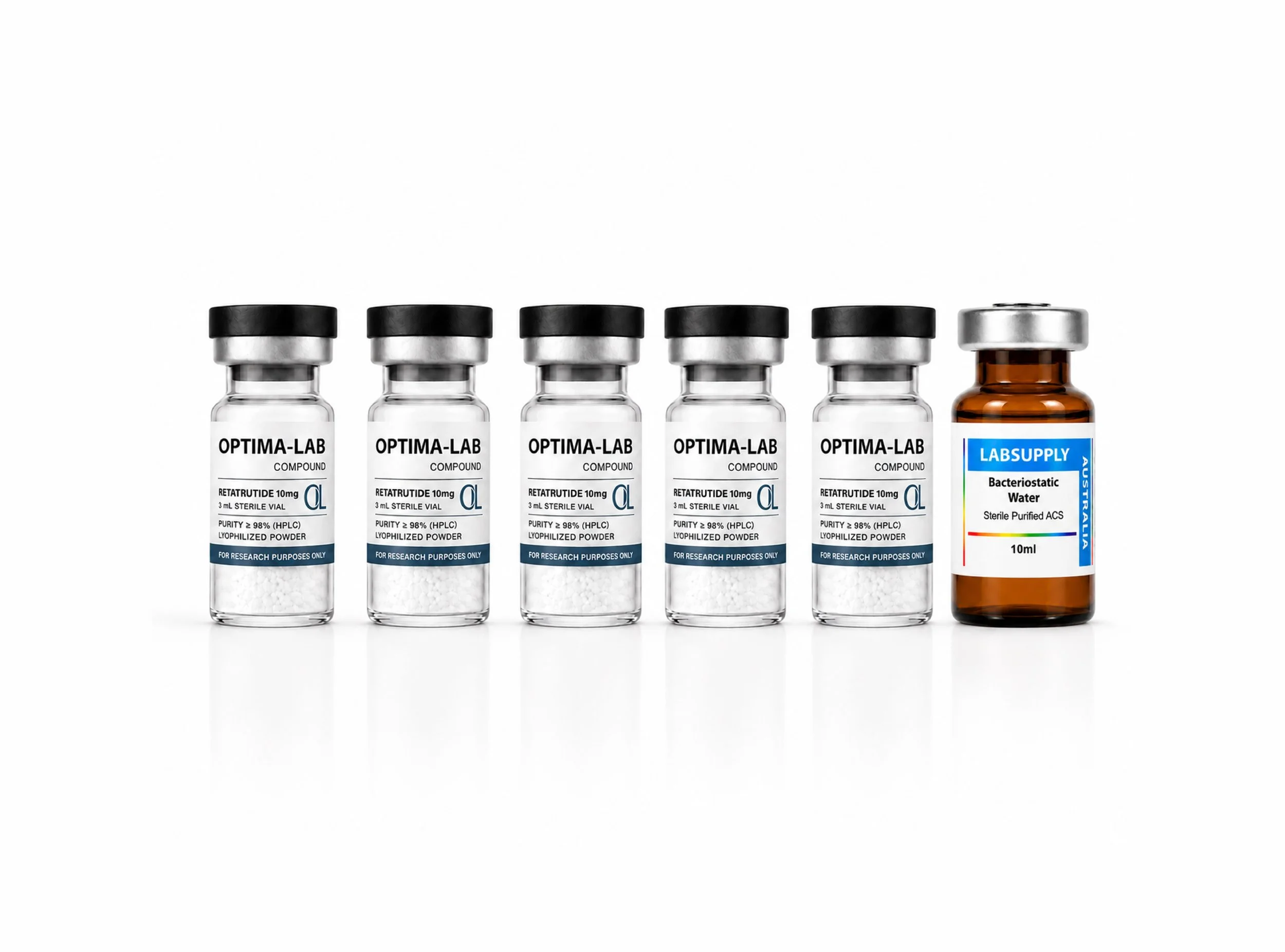 RETATRUTIDE 10MG – 5 PACK