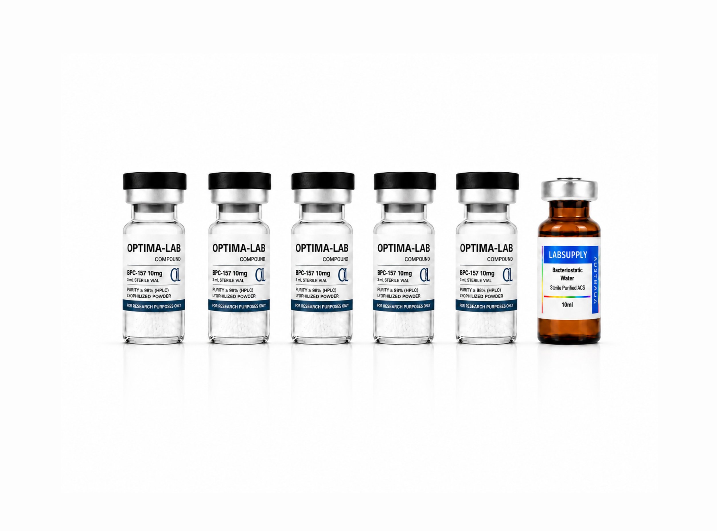 BPC 157 10MG – 5 PACK