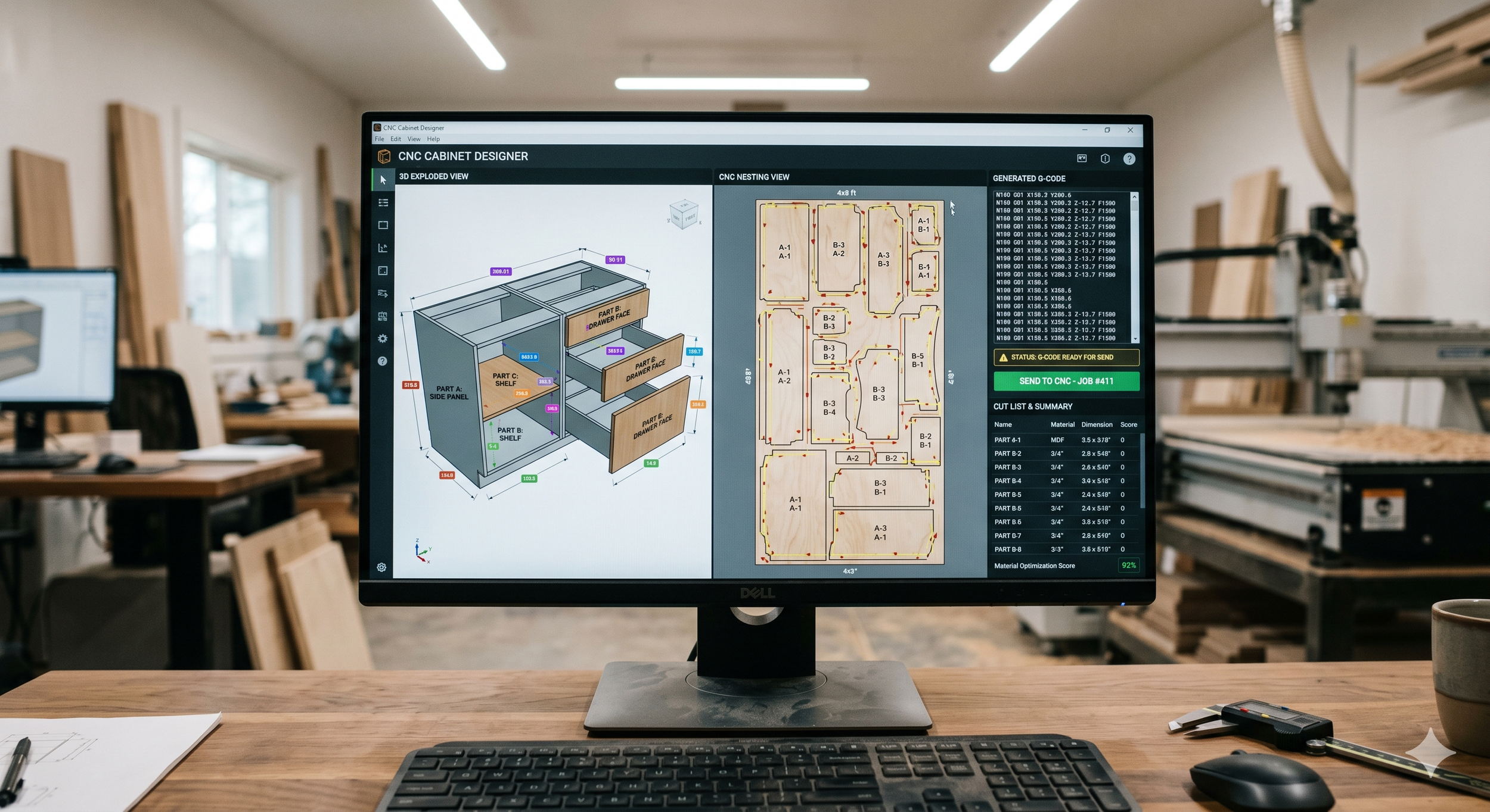 cabinet design in computer